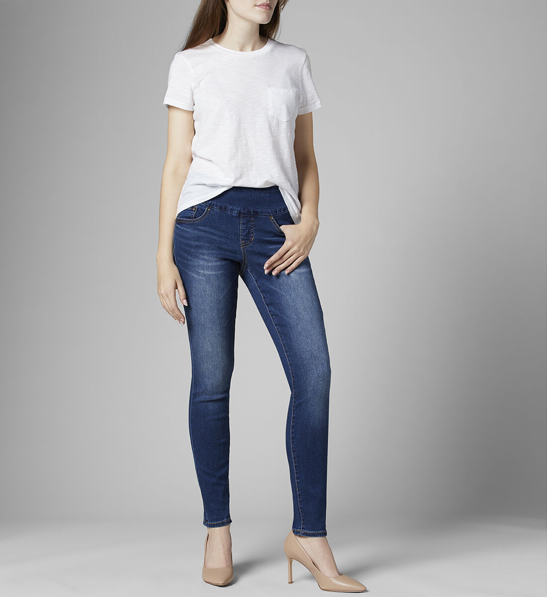 Buy Nora Mid Rise Skinny Pull-On Jeans for USD 41.00 | Jag Jeans 